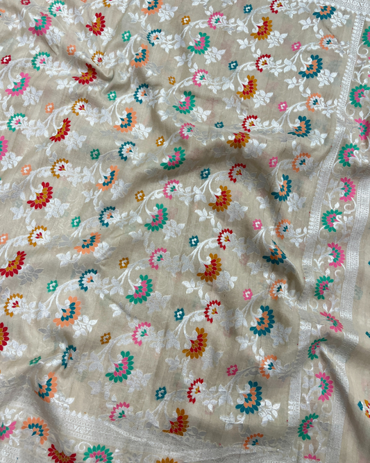 Tissue Tusser Georgette Tilfi Banarasi Saree