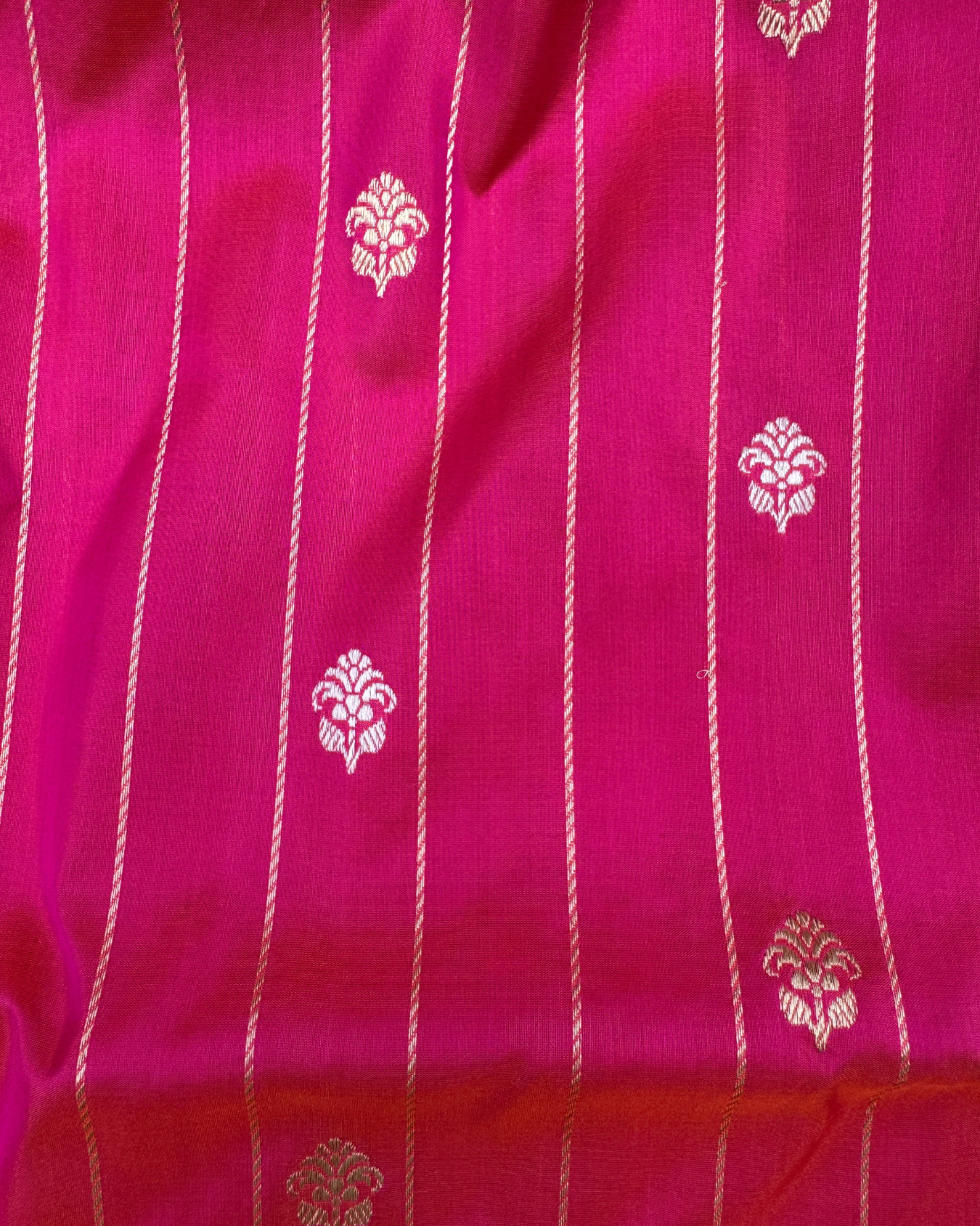 Pink Pure Katan Handloom Banarasi Meenakari Saree
