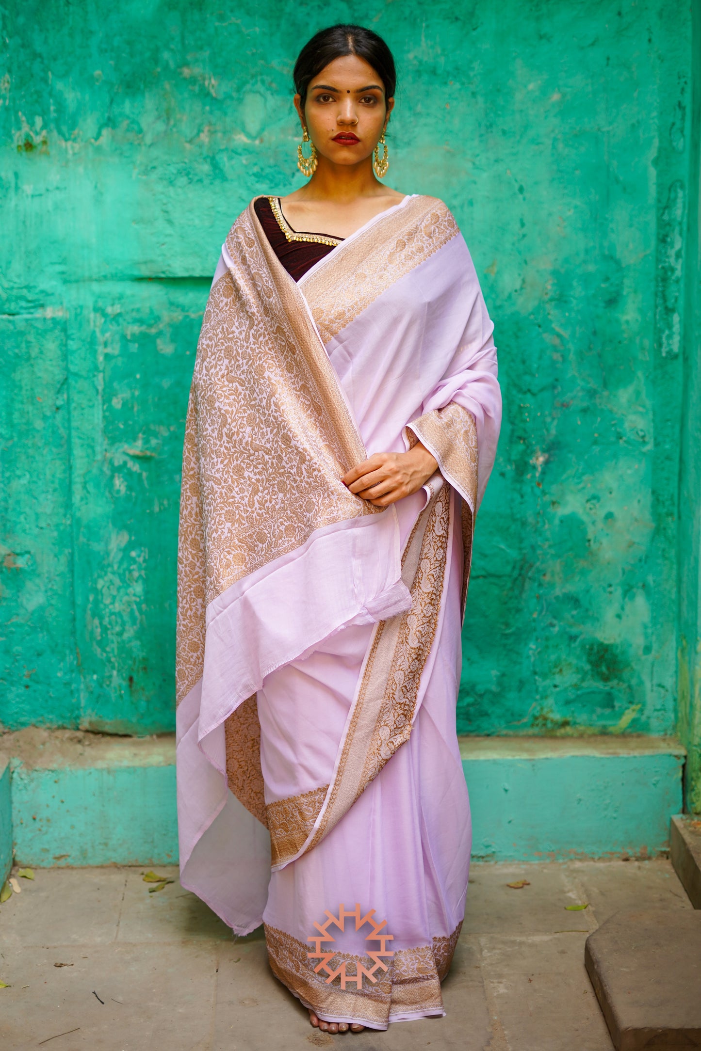 Khaddi Georgette Handloom Saree