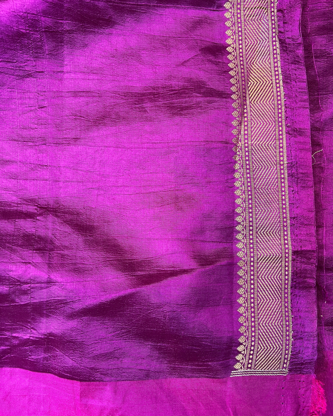 Raspberry Pink Raw Mango Saree