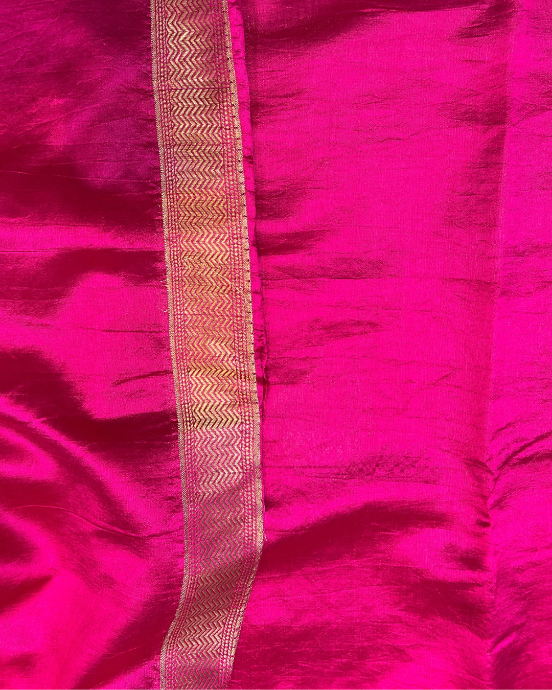 Rose Pink Raw Mango Saree