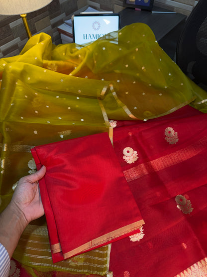 Mehfil-e-Gul — Kora Silk 3-Piece Suit Set