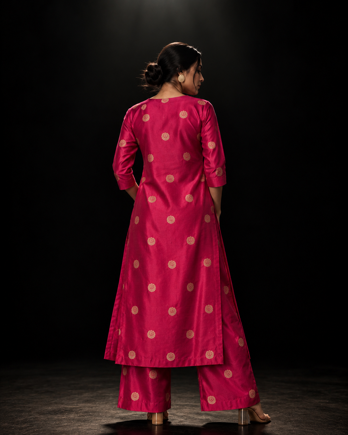 Pure Handloom Banarasi Silk Co-ord Set