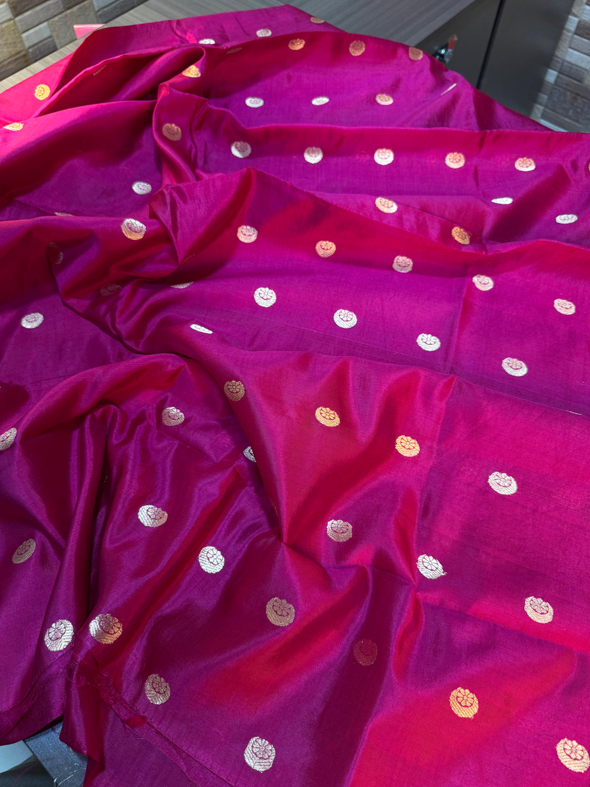 Pure Handloom Banarasi Silk Co-ord Set