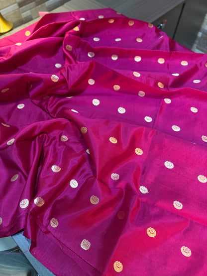 Pure Handloom Banarasi Silk Co-ord Set