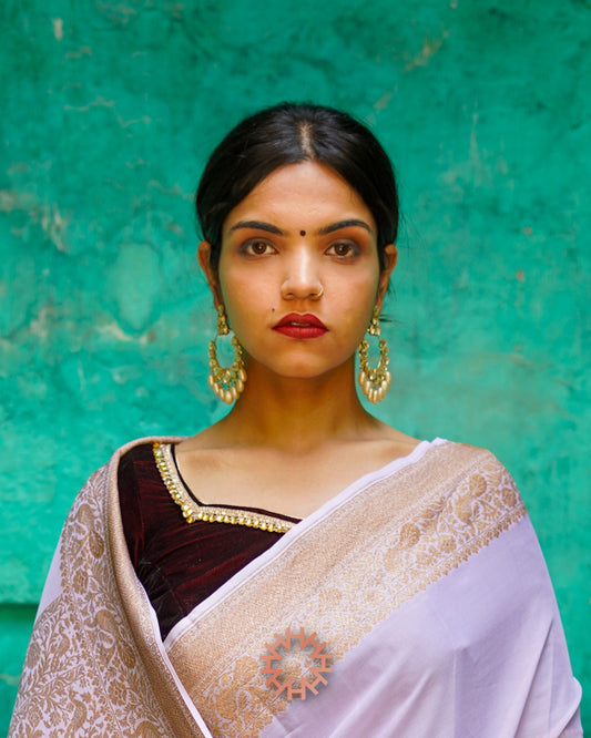 Khaddi Georgette Handloom Saree