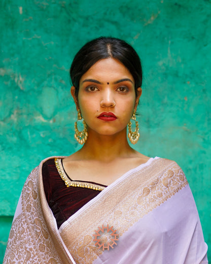 Khaddi Georgette Handloom Saree