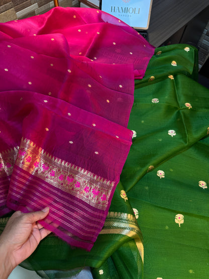 Gulzar Kora Silk Suit Set