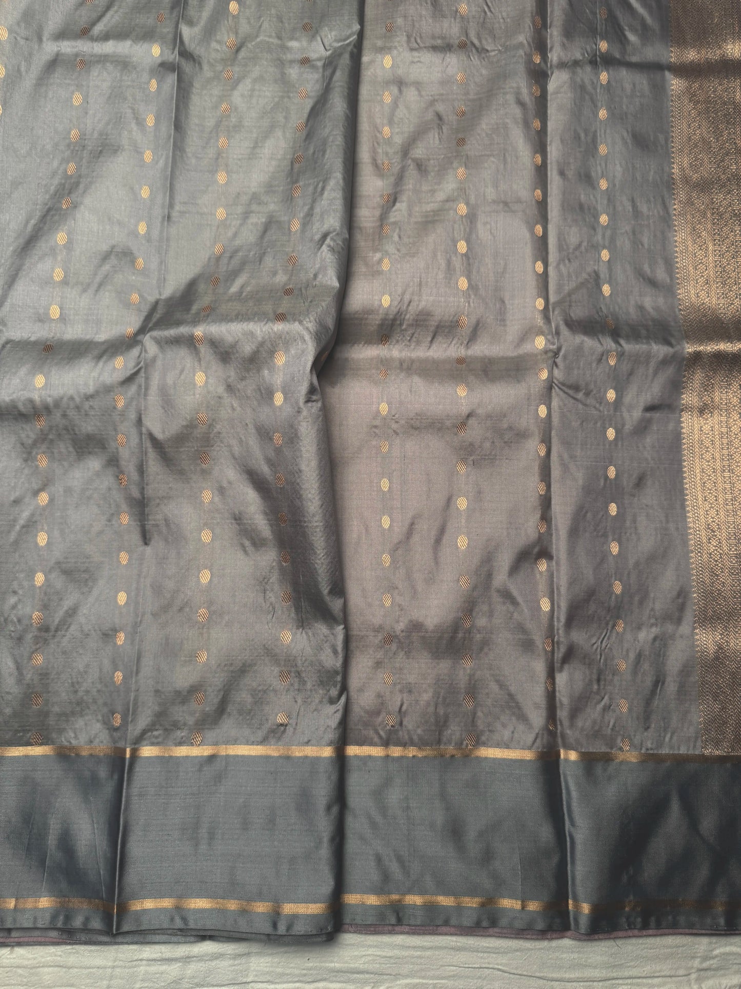 Blush Pink Pure Katan Silk Kadwa Handwoven Banarasi Saree