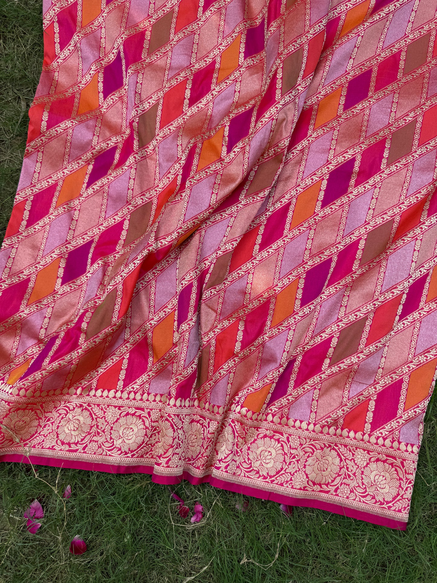 Rajnandini – The Royal Muse | Pure Katan Silk Banarasi Cutwork Saree