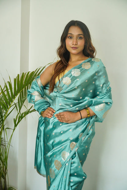 Sea Green Raw Mango - Ethereal Silk