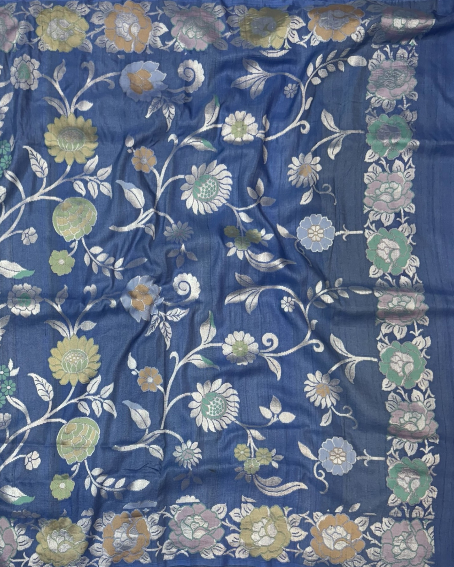 Pure Banarasi Tusser Georgette Saree
