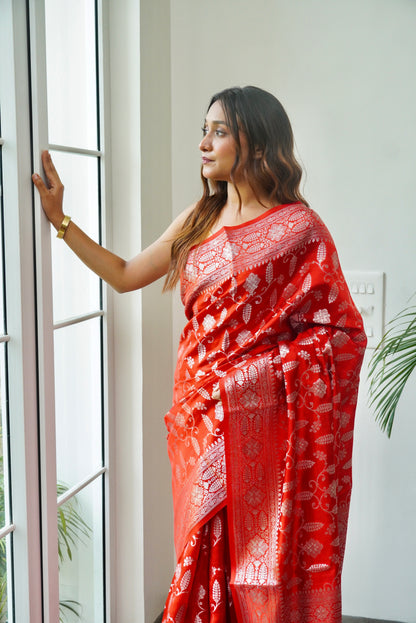 Deep Red Raw Mango - Ethereal Silk