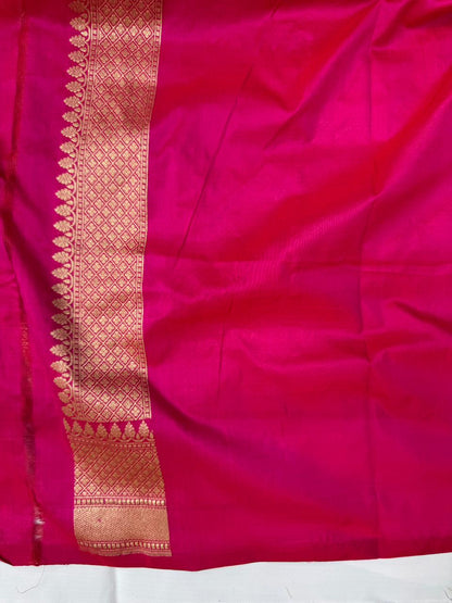 Madhuvini – Pure Katan Silk Banarasi Saree | Cutwork Weave | Handwoven Luxury