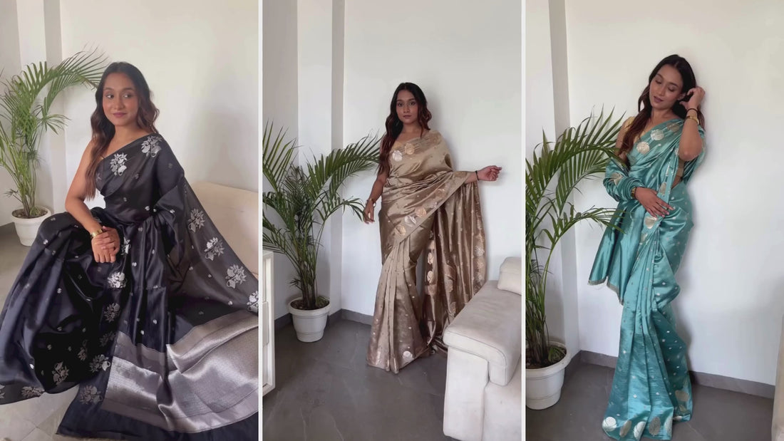 Load video: Hamjoli Banaras Varanasi Handloom Weaving